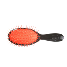 Bass Brushes -   Elite Small - Purse Size Acrylic Handle Alloy Pin