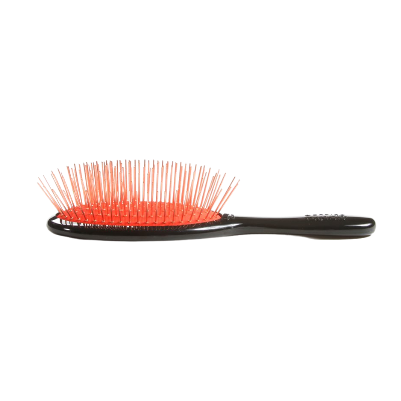 Bass Brushes -   Elite Small - Purse Size Acrylic Handle Alloy Pin