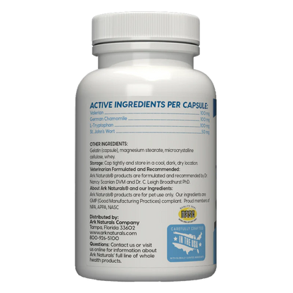 Ark Naturals - Happy Traveler - Capsules (Pet Calmer) - 30 ct URBANPAWPETS LTD.