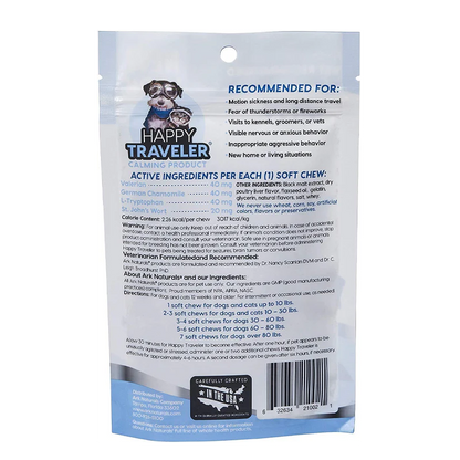 Ark Naturals - Happy Traveler - Soft Chew (Pet Calmer) - 70 Ct URBANPAWPETS LTD.