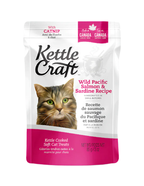 Kettle Craft - Cat - Wild Pacific Salmon & Sardine Treats - 85g
