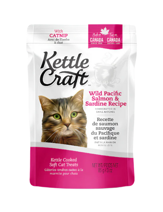 Kettle Craft - Cat - Wild Pacific Salmon & Sardine Treats - 85g