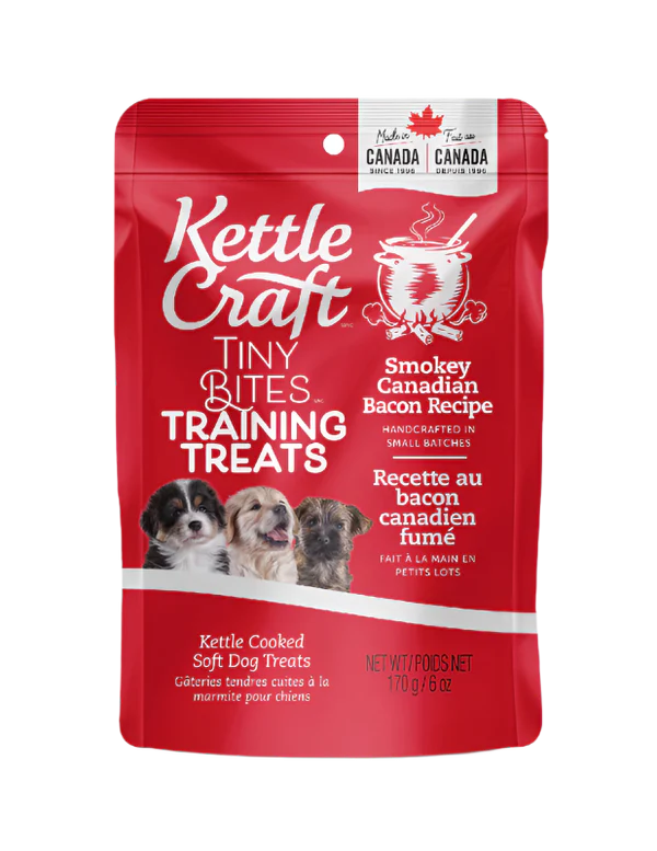 Kettle Craft - Dog - Tiny Bites - Smokey Canadian Bacon Training Treats