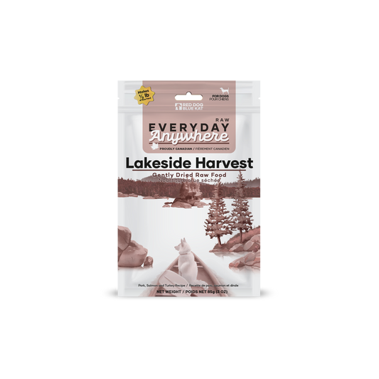 Everyday Raw Anywhere Lakeside Harvest for Dog (85 g bag) Red Dog Blue Kat
