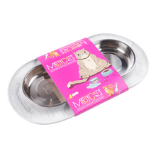 Messy Cats - Marble Double Silicone Feeder URBAN PAW PETS