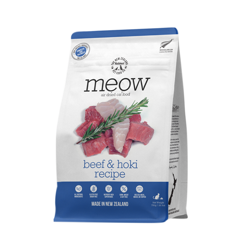 NZ Natural Pet Food Co - Air Dried - Food - Meow - Beef & Hoki