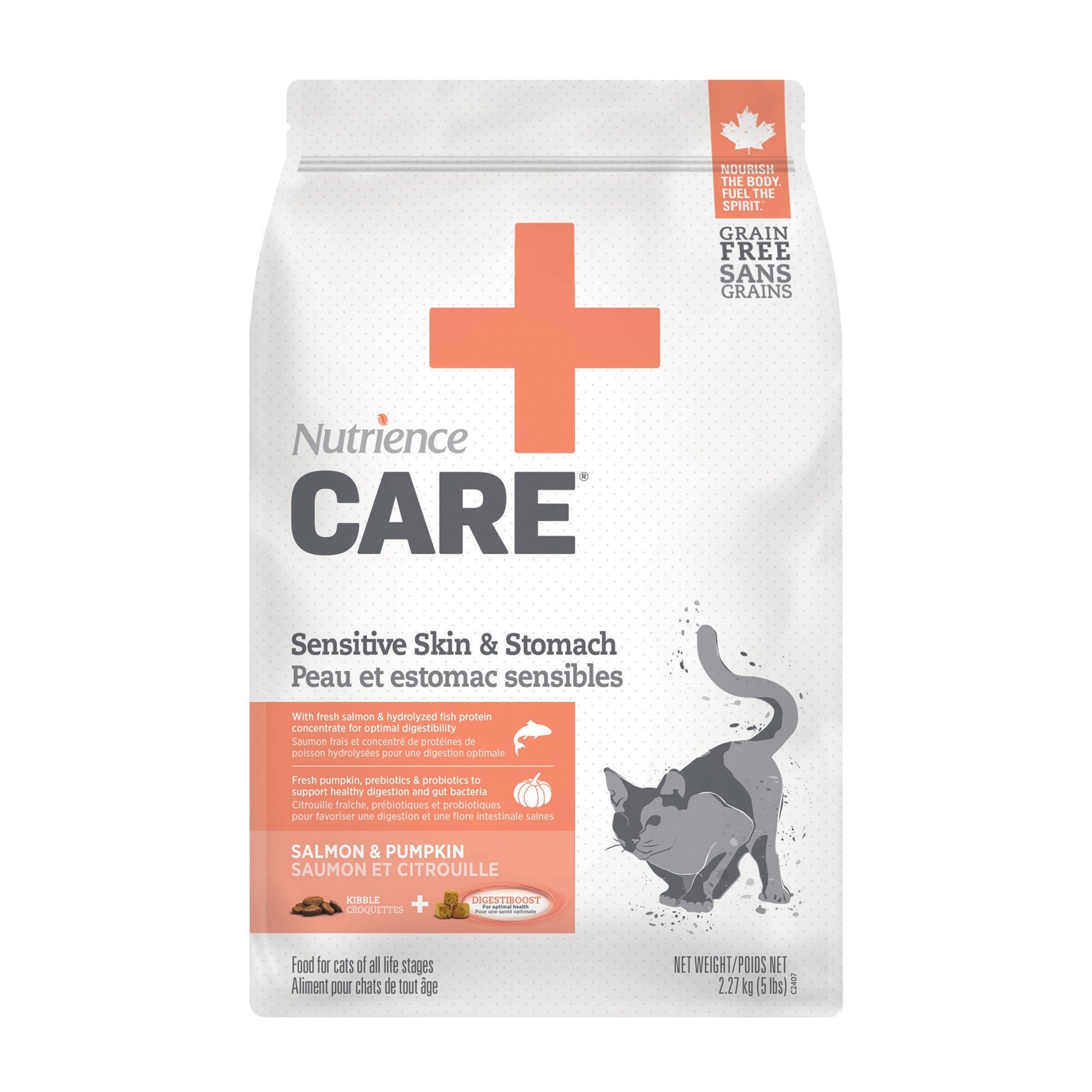 Nutrience Care Sensitive Skin & Stomach for Cats 5 kg URBAN PAW PETS