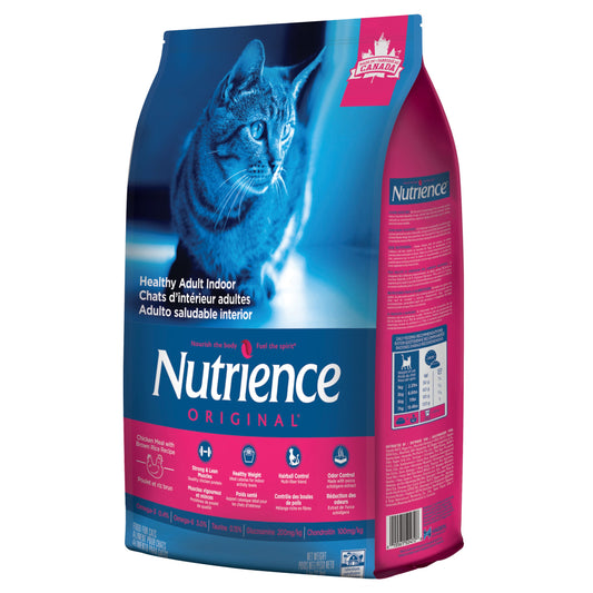 Nutrience Original Healthy Adult Indoor - Chicken Meal with Brown Rice Recipe - 5 kg (11 lbs) URBAN PAW PETS