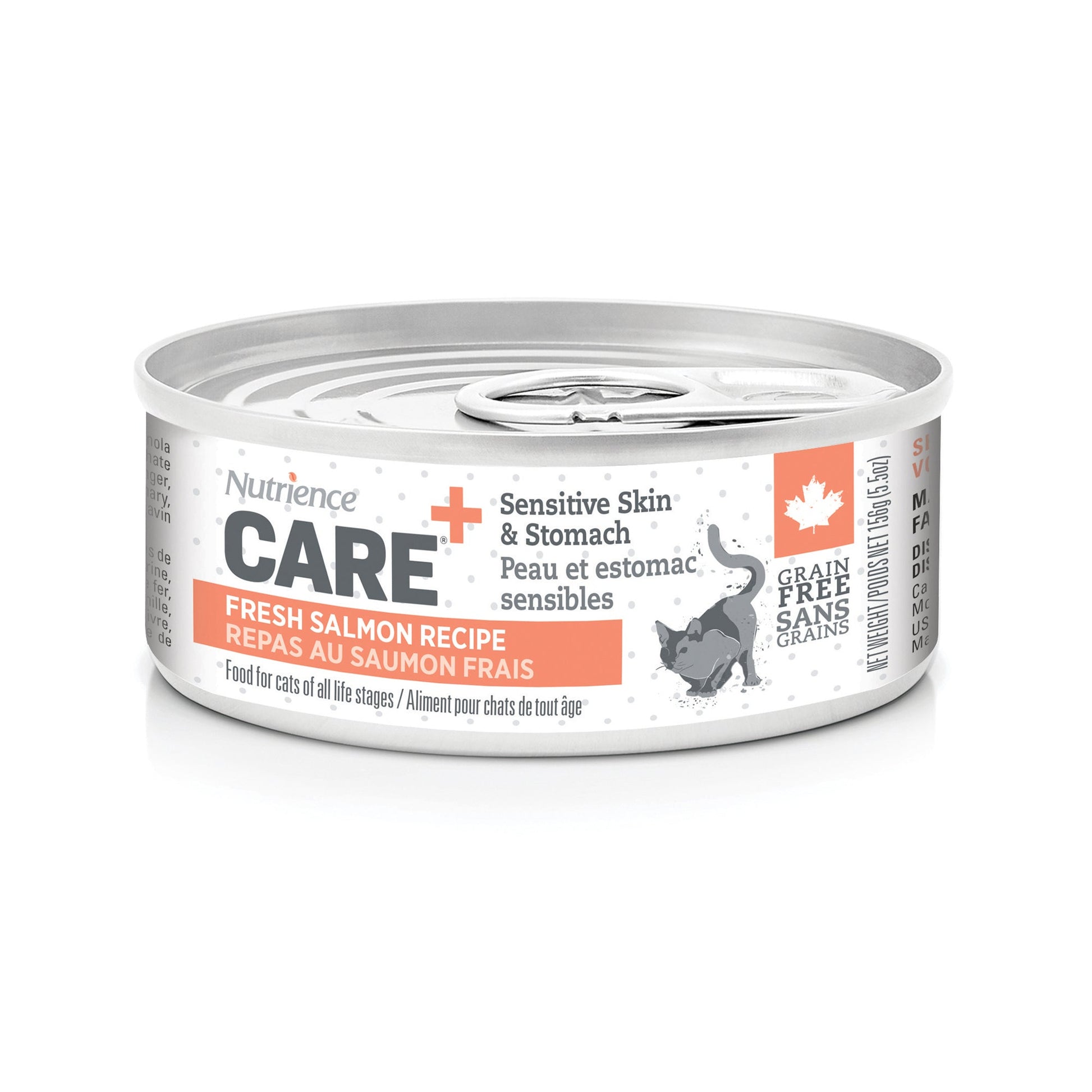Nutrience Care Sensitive Skin & Stomach Pâté for Cats - Fresh Salmon Recipe - 156 g (5.5 oz) URBAN PAW PETS