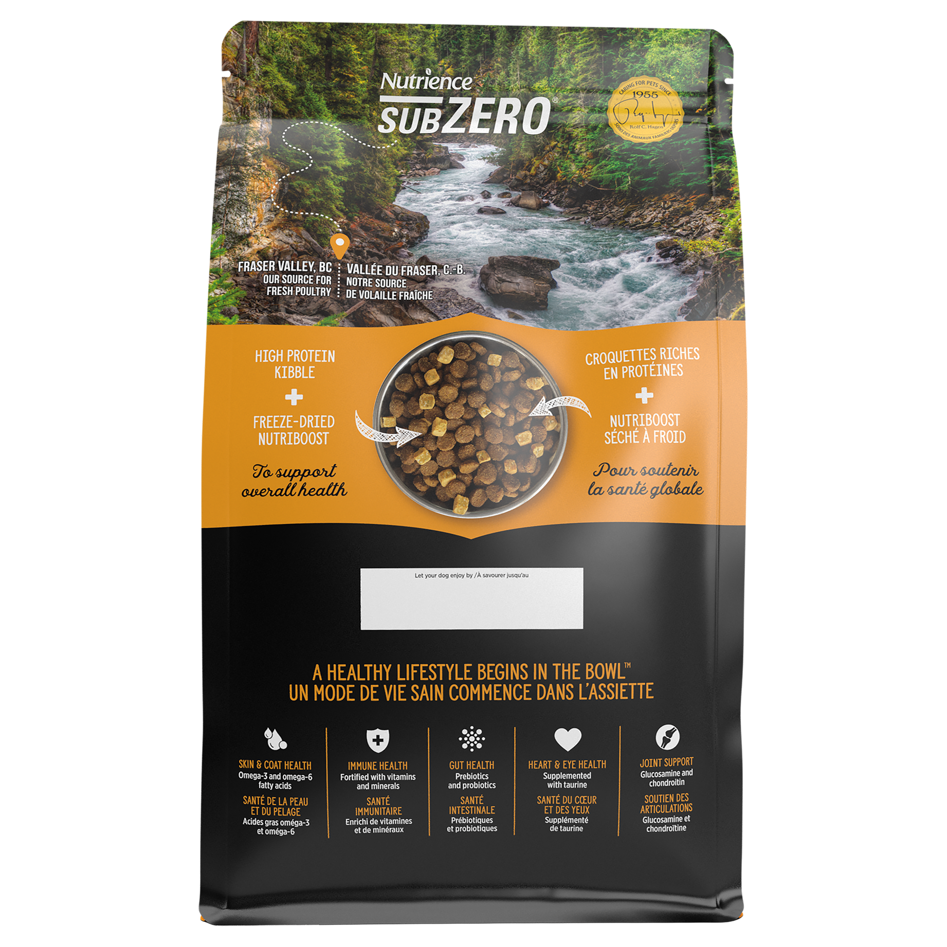 Nutrience Grain Free SubZero for Dogs - Fraser Valley - 10 kg (22 lbs) URBAN PAW PETS