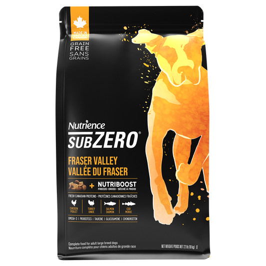 Nutrience Grain Free SubZero for Dogs - Fraser Valley - 10 kg (22 lbs) URBAN PAW PETS