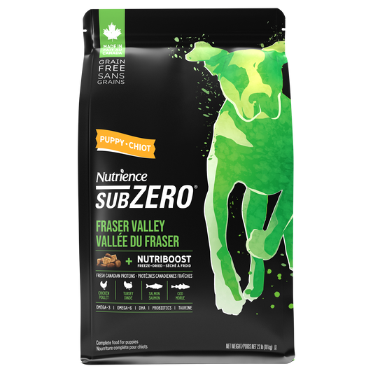 Nutrience Grain Free Subzero Healthy Puppy - Fraser Valley - 10 kg (22 lbs) URBAN PAW PETS