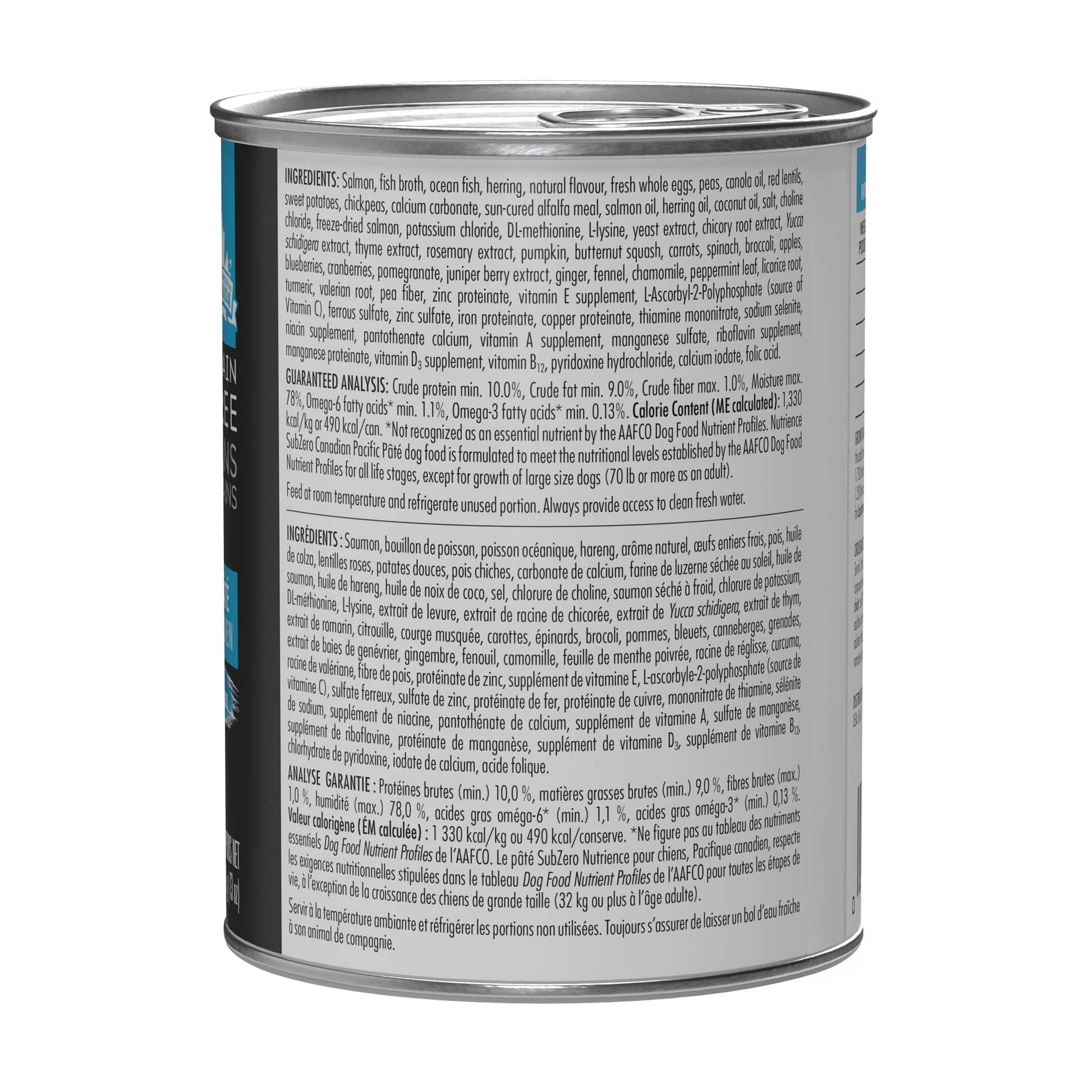 Nutrience SubZero Dog Food - Canadian Pacific Pâté - 369 g (13 oz) URBAN PAW PETS