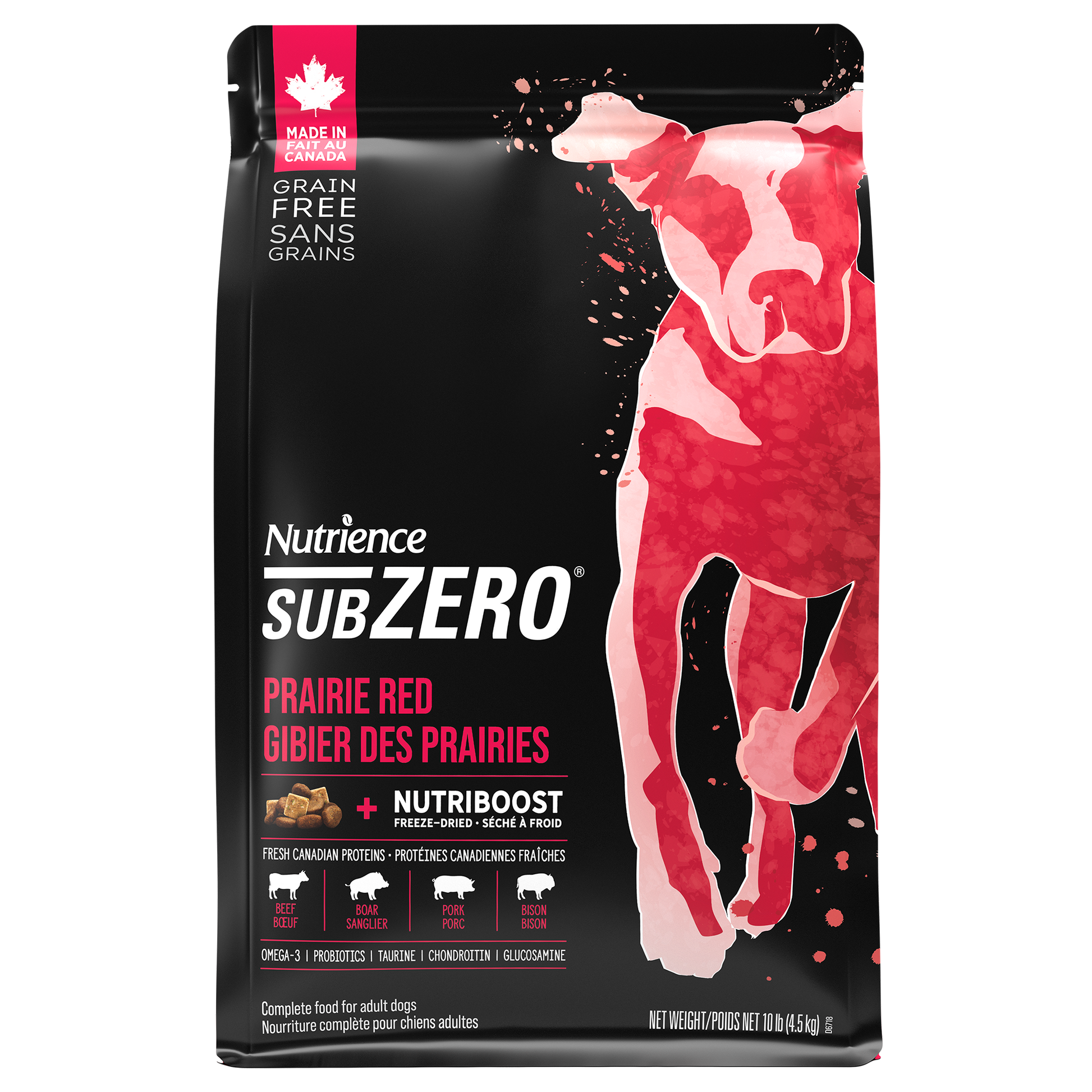 Nutrience SubZero Dog Food - Prairie Red - 4.5 kg (10 lb) URBAN PAW PETS