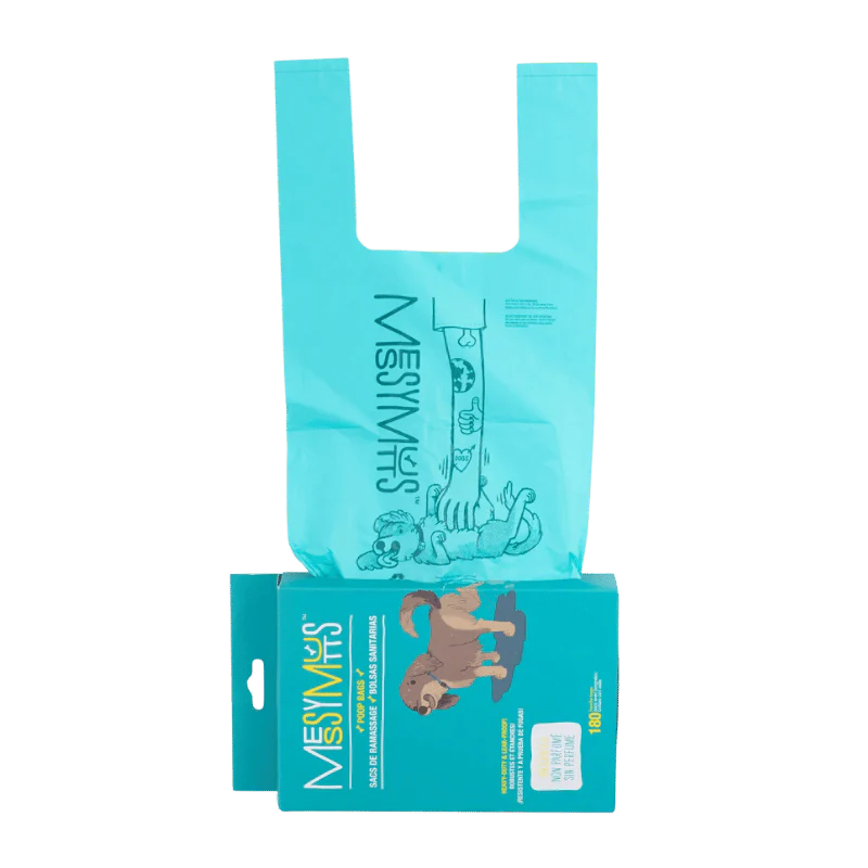 Messy Mutts - Advanced BioRecycle Poop Bag w/ Tie up Handles