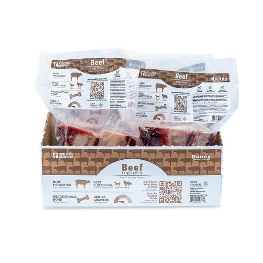Beef Bone - Large Femur Red Dog Blue Kat
