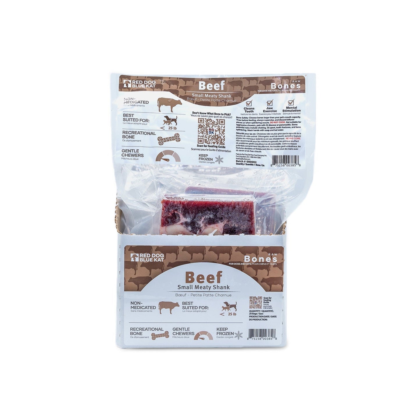 Meaty Beef Shank - Small Red Dog Blue Kat