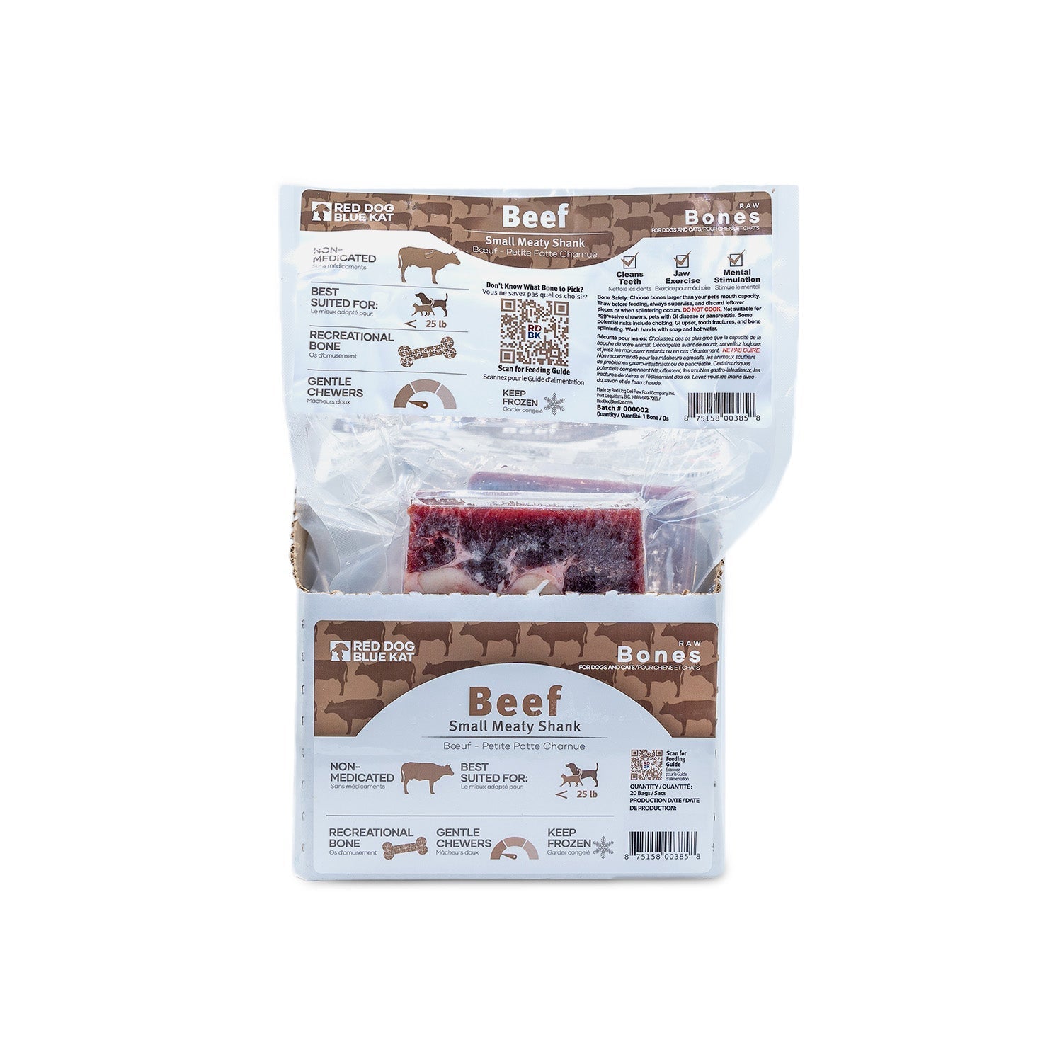 Meaty Beef Shank - Small Red Dog Blue Kat