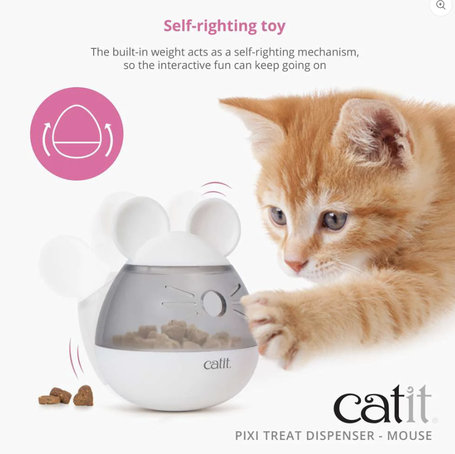 Catit PIXI Treat Dispenser - Mouse URBAN PAW PETS