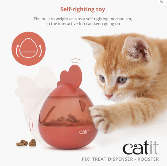 Catit PIXI Treat Dispenser - Rooster URBAN PAW PETS
