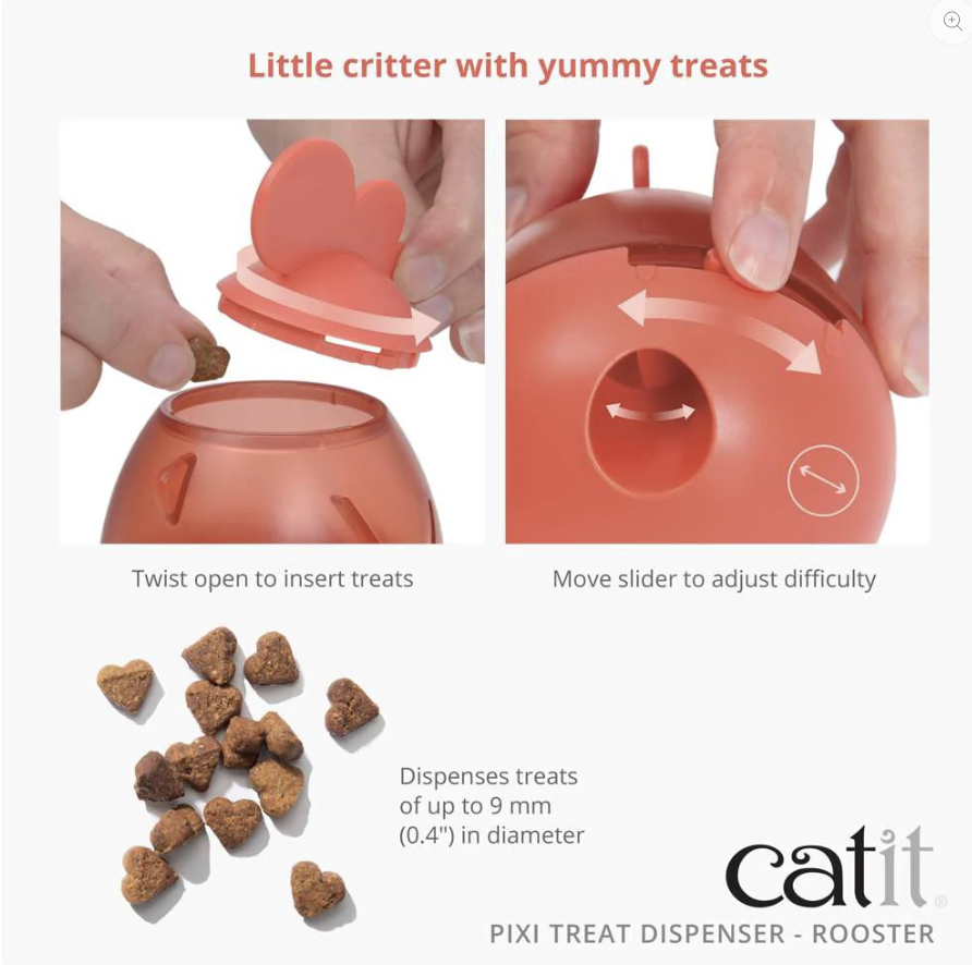 Catit PIXI Treat Dispenser - Rooster URBAN PAW PETS