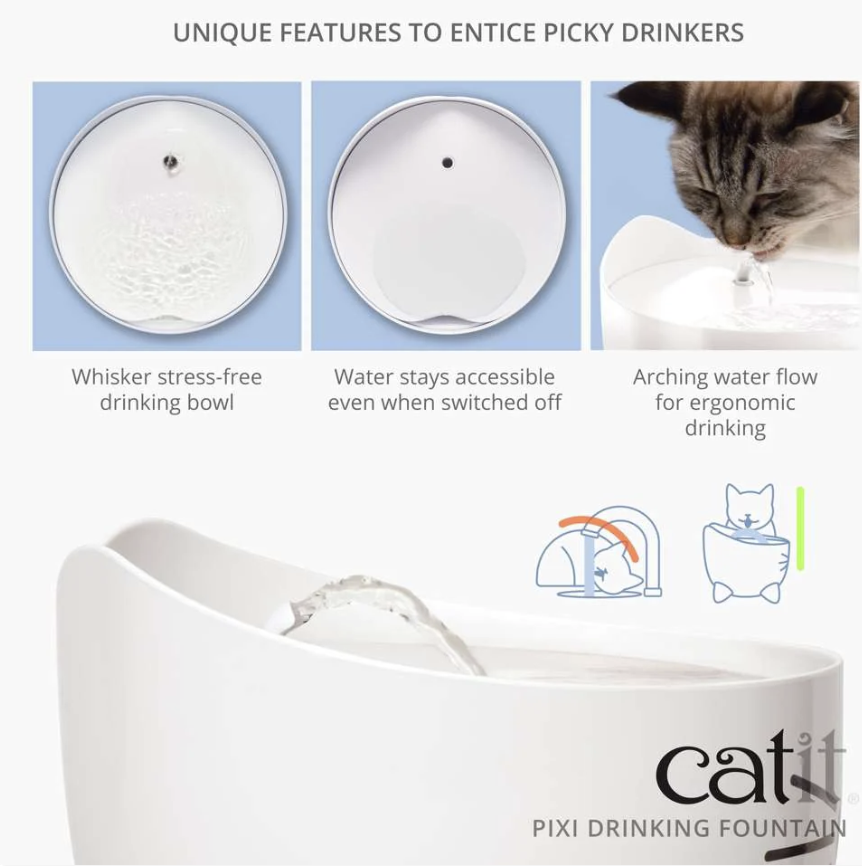 Catit PIXI Fountain 2.5L URBAN PAW PETS