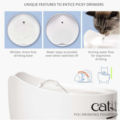 Catit PIXI Fountain 2.5L URBAN PAW PETS
