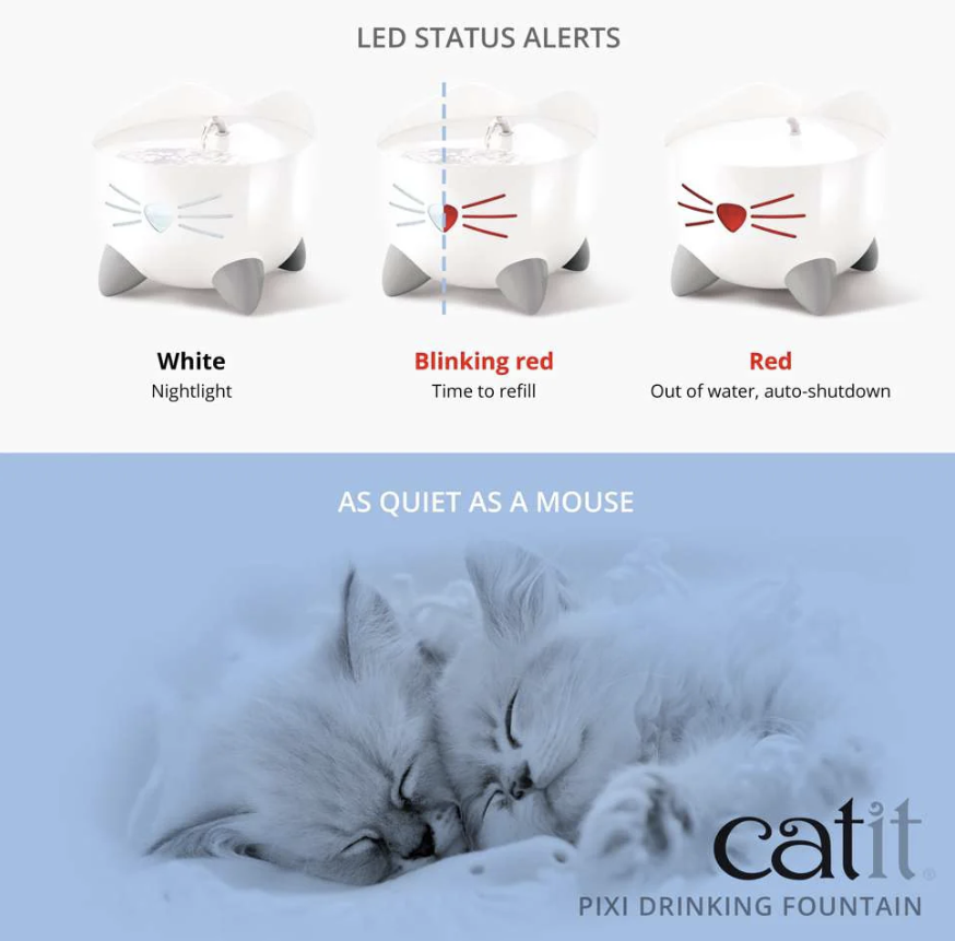 Catit PIXI Fountain 2.5L URBAN PAW PETS