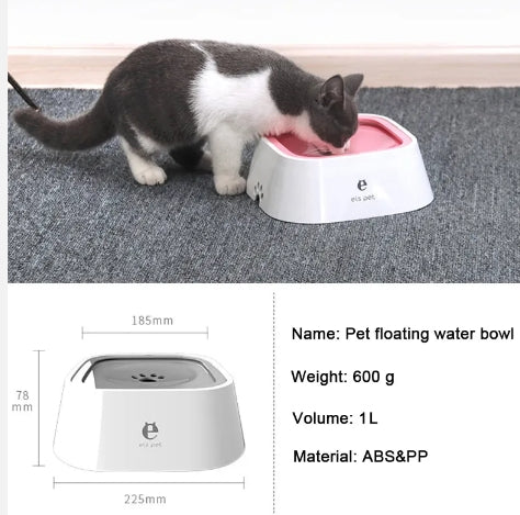 Pet Cat Dog Bowls Floating Bowl Water Drinker