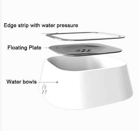 Pet Cat Dog Bowls Floating Bowl Water Drinker