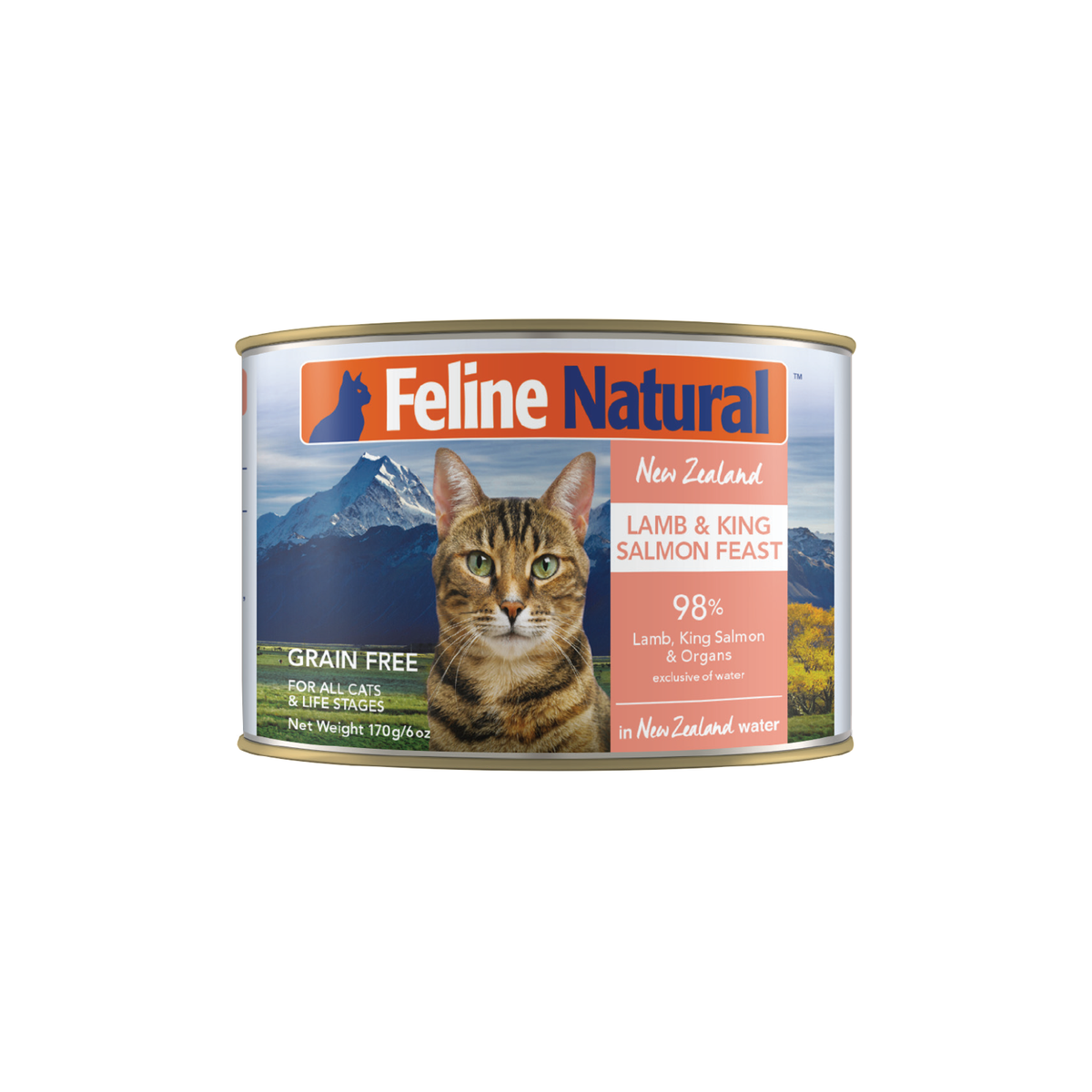 Feline Natural - Canned - Lamb & King Salmon Feast
