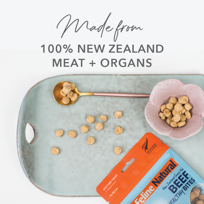 Feline Natural - Treats - Healthy Bites - Freeze-Dried - Beef & Organs - 50g