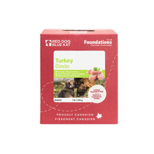 Foundations Dog Turkey 1 lb (8 per case) Red Dog Blue Kat