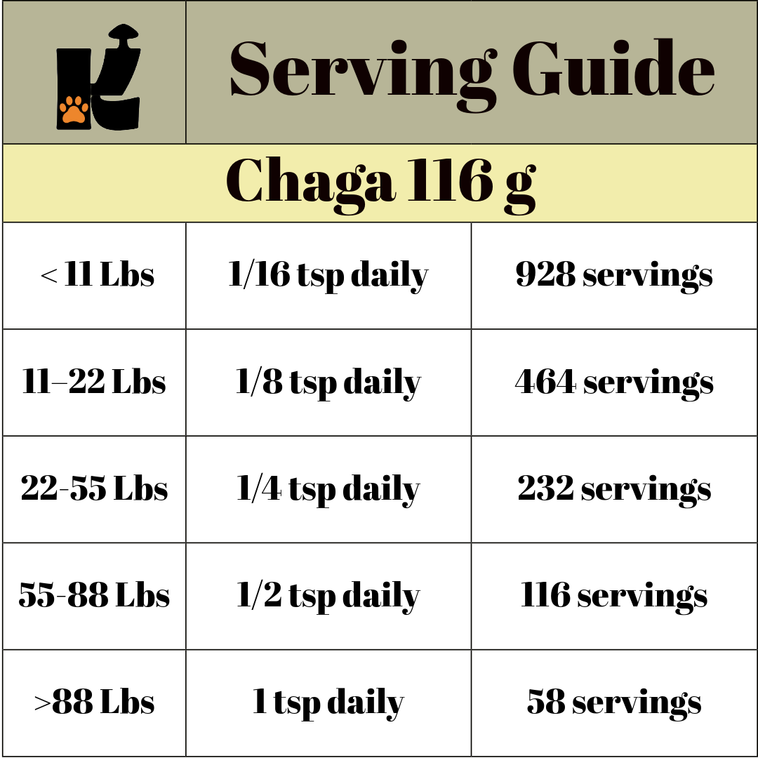 Chaga Mushroom Extract Powder URBAN PAW PETS