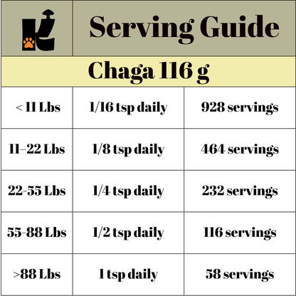 Chaga Mushroom Extract Powder URBAN PAW PETS