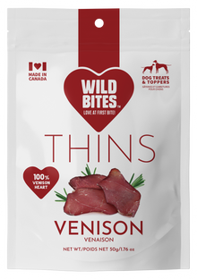 VENISON HEART THINS Wild Bites