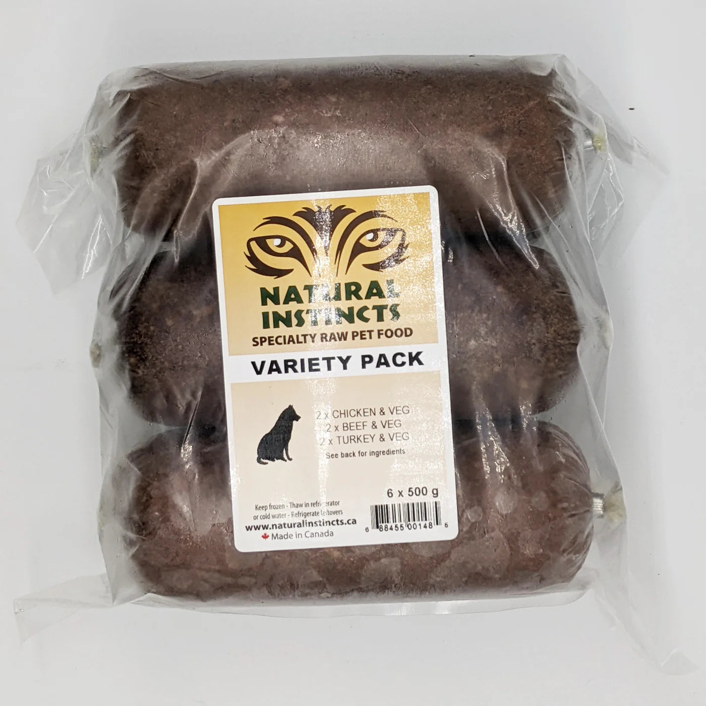 Variety Pack with bone & Veggies URBANPAWPETS LTD.