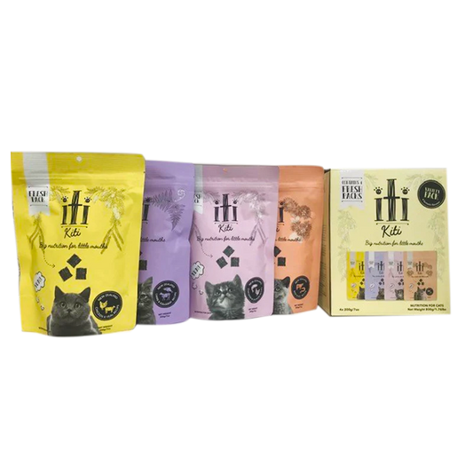 iTi - Kiti -Air Dried for Cats - Variety of Each pouches (4 x200g) URBANPAWPETS LTD.