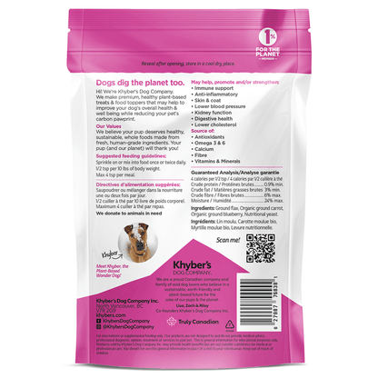 All Natural, 100% Human Grade Flax, Fruit & Veg Superfood Topper (Perfect Poops) - Image 2