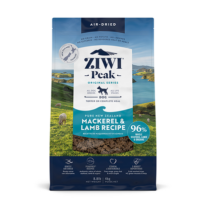ZIWI Peak Dog Air-Dried Mackerel & Lamb URBAN PAW PETS