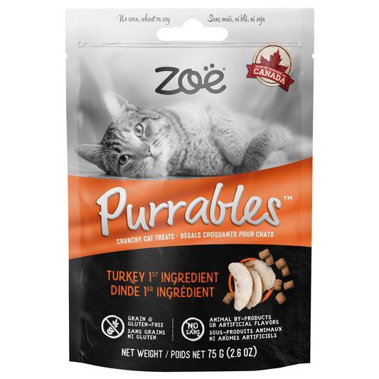 Zoë Purrables Cat Treats - Turkey - 75 g (2.6 oz) URBAN PAW PETS