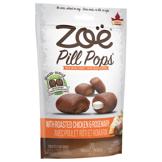 Zoë Pill Pops - Roasted Chicken with Rosemary - 100 g (3.5 oz) URBAN PAW PETS