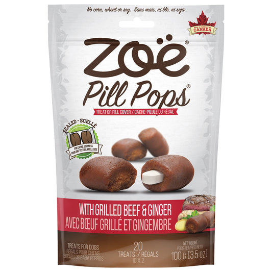 Zoë Pill Pops - Grilled Beef with Ginger - 100 g (3.5 oz) URBAN PAW PETS