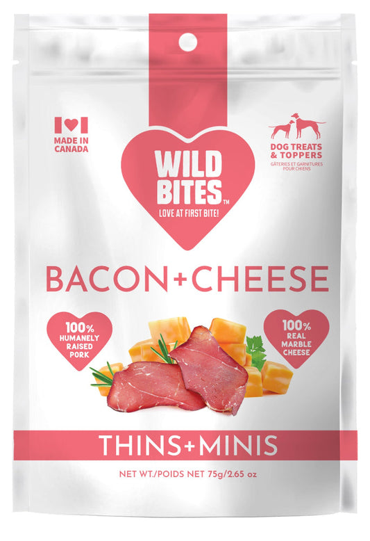 NEW! BACON & CHEESE 75 gr Wild Bites