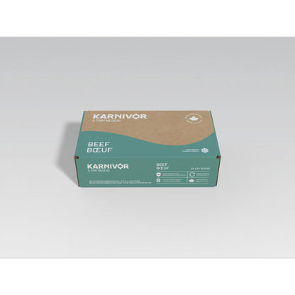 KARNIVOR Dog Raw Frozen Beef 24lb Bulk Case