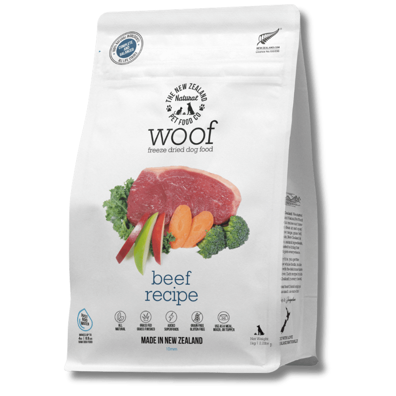 NZ Natural Pet Food Co - Freeze Dried - Food - Woof - Beef