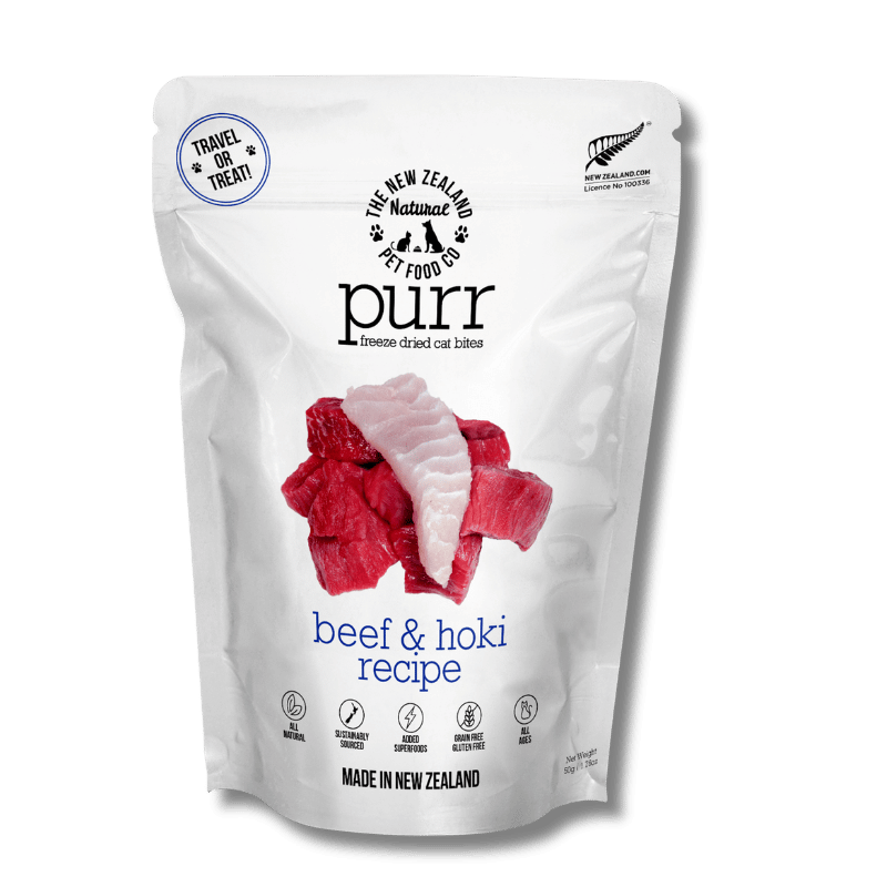 NZ Natural Pet Food Co - Freeze Dried - Food - Purr - Beef & Hoki
