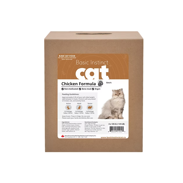 Basic Instinct Cat Non-Medicated Boneless Chicken