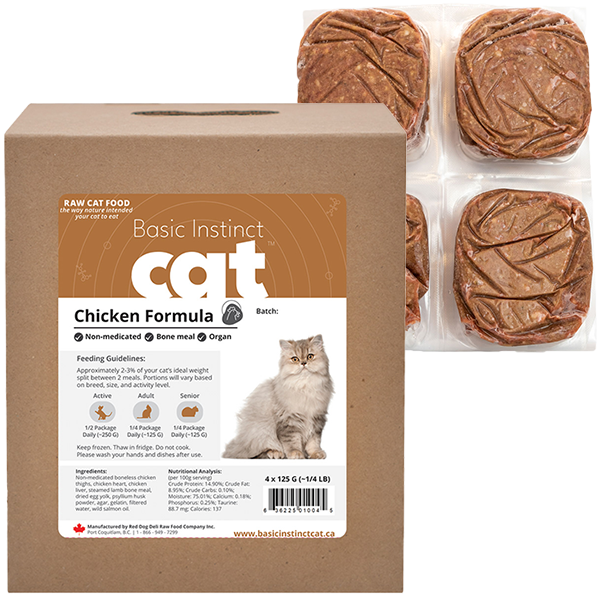 Basic Instinct Cat Non-Medicated Boneless Chicken