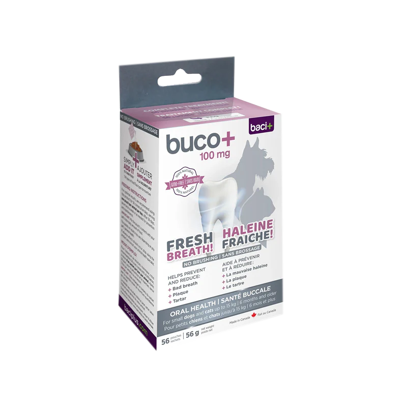 Baci+ - Buco+ 100mg (dental care for cats/small dogs) - 56g URBAN PAW PETS
